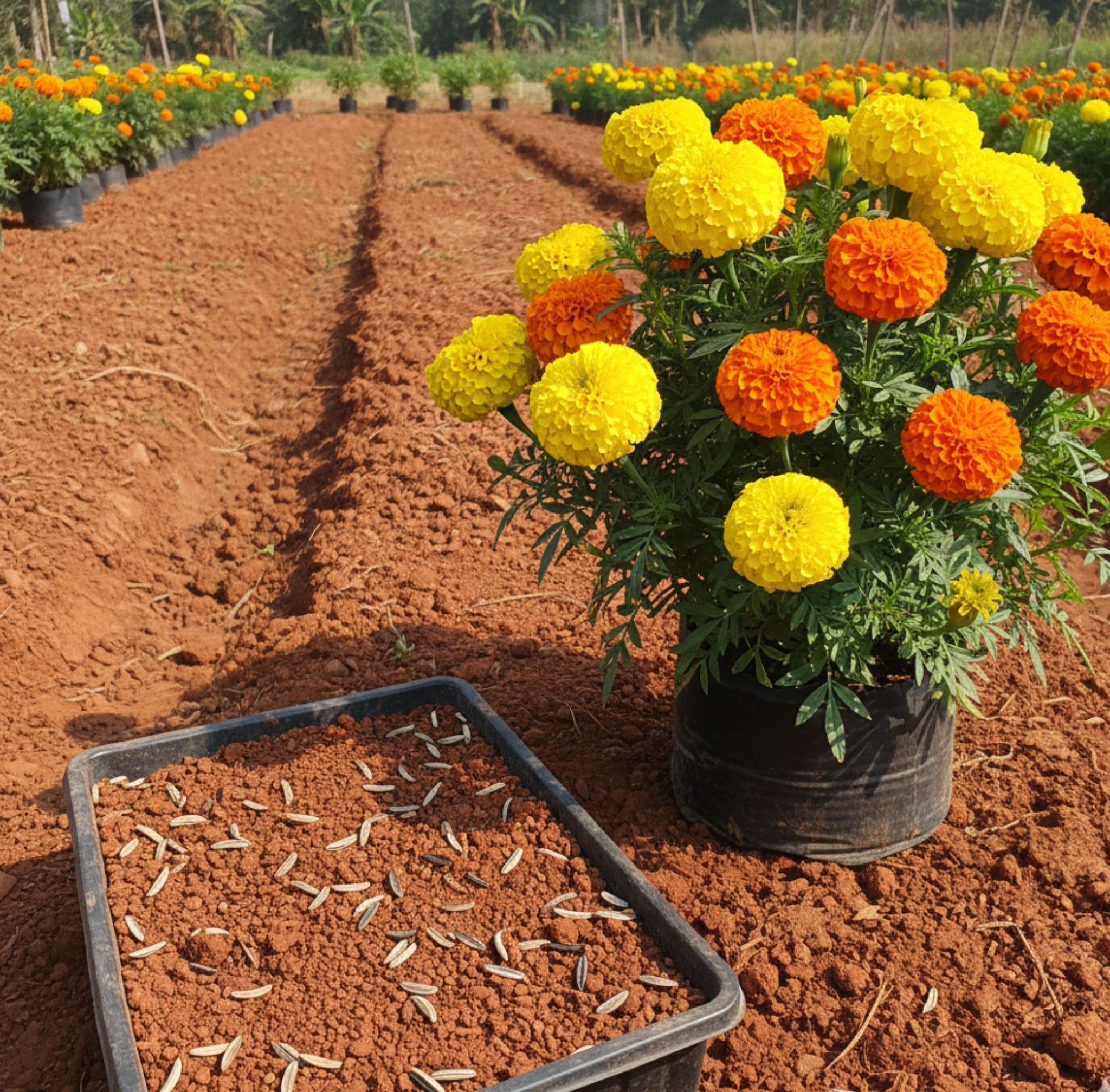 Mixed Marigold Seeds